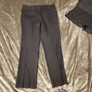 Dark blue denim like dress pants